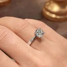 2-carat natural diamond close-up